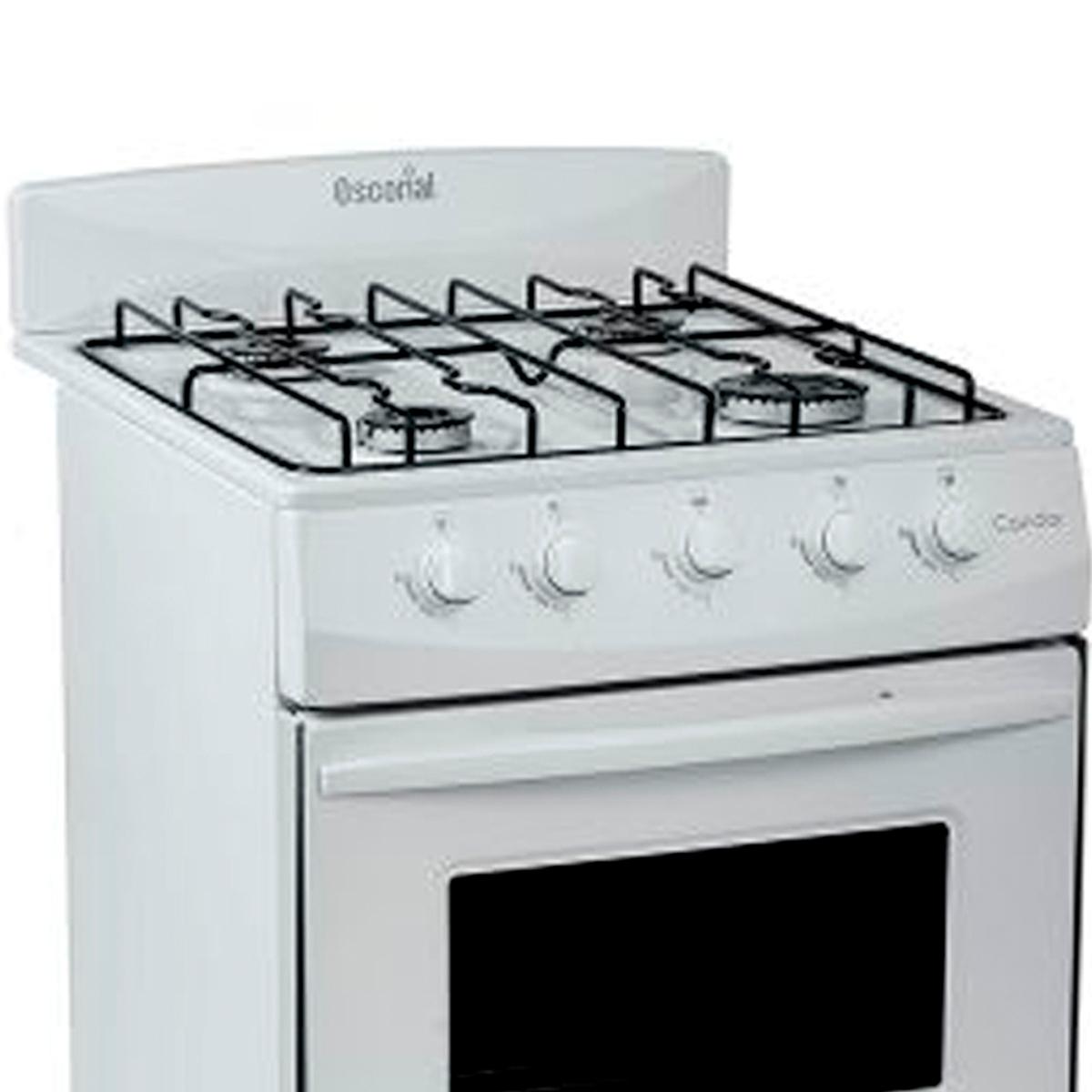 Cocina A Gas Escorial Candor S2 Color Blanco Gas Natural